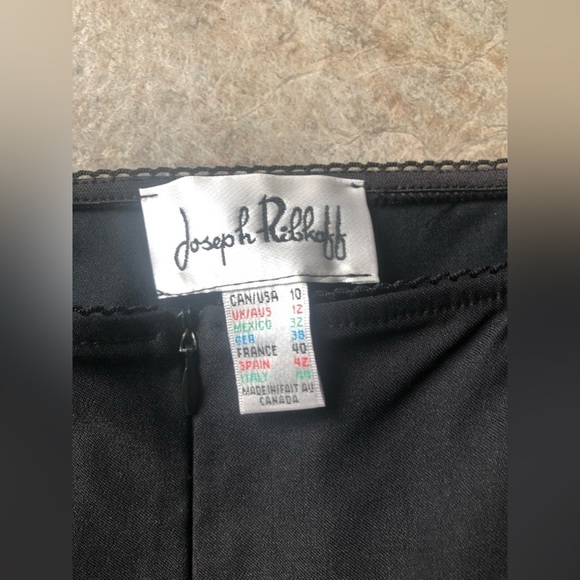 JOSEPH RIBKOFF black stretchy dress pants - Picture 2 of 4